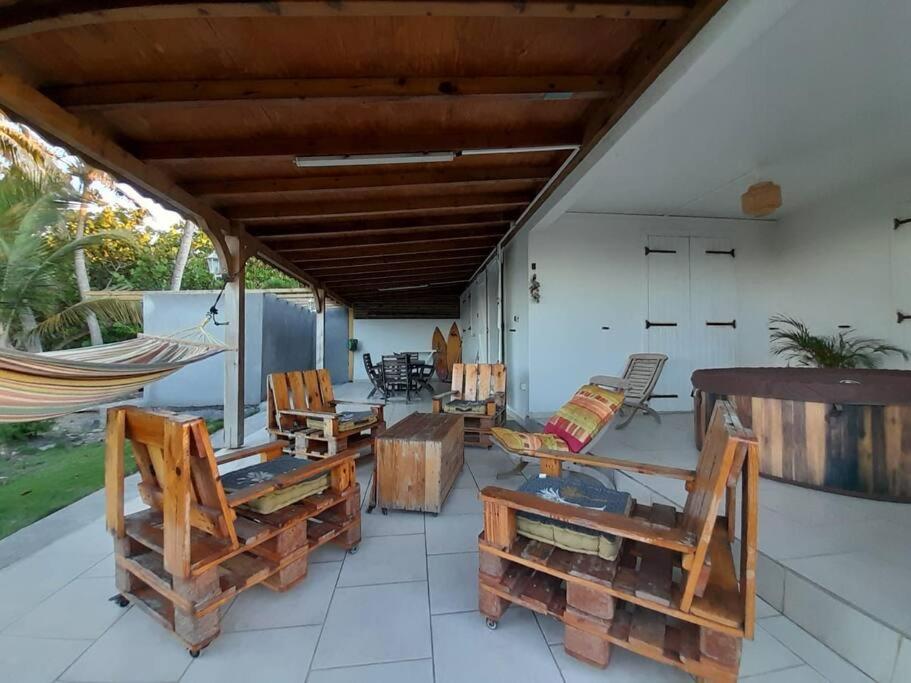 סן-פרנסואה Maison Bord De Mer A 100 M מראה חיצוני תמונה